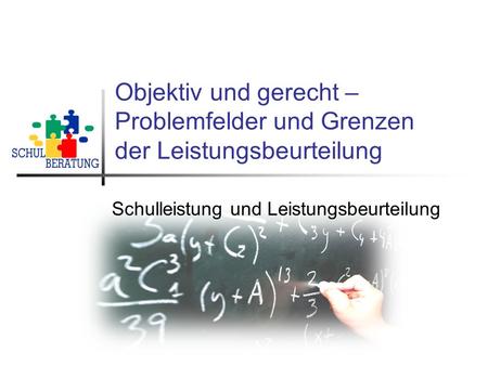 Schulleistung und Leistungsbeurteilung