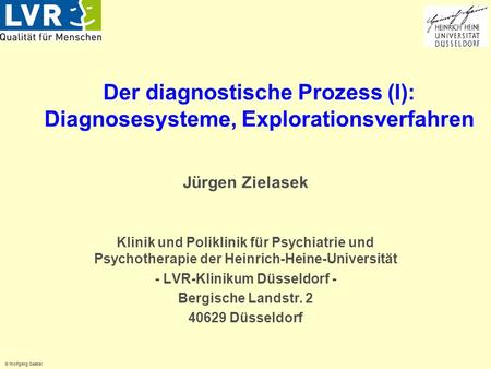 Der diagnostische Prozess (I): Diagnosesysteme, Explorationsverfahren