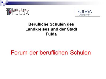 Berufliche Schulen des Landkreises und der Stadt Fulda