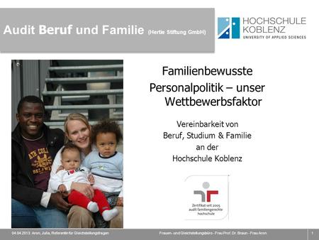 Audit Beruf und Familie (Hertie Stiftung GmbH)
