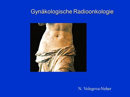 Gynäkologische Radioonkologie