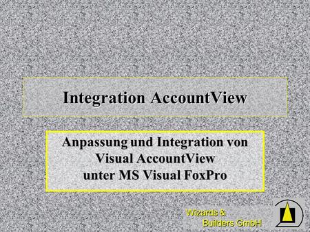 Integration AccountView