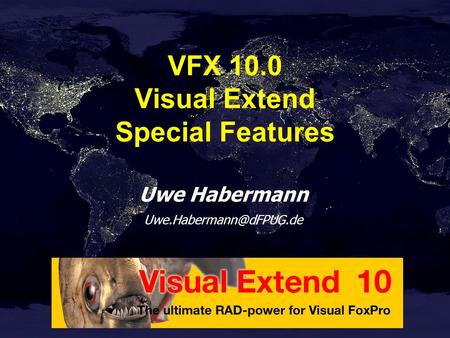 Uwe Habermann VFX 10.0 Visual Extend Special Features.