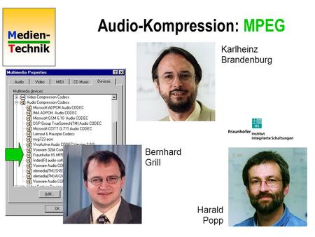 Audio-Kompression: MPEG