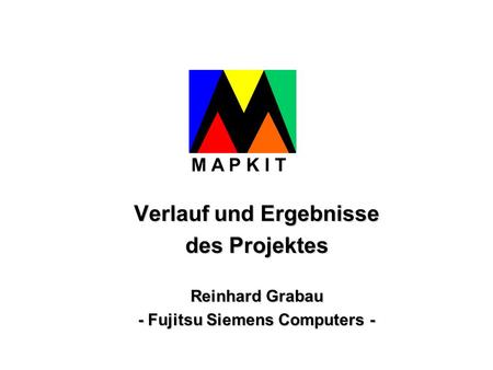 Verlauf und Ergebnisse - Fujitsu Siemens Computers -
