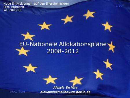 EU-Nationale Allokationspläne