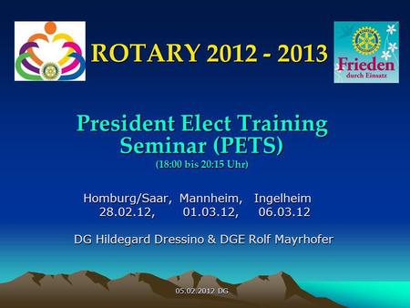 President Elect Training Seminar (PETS)