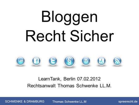 LearnTank, Berlin Rechtsanwalt Thomas Schwenke LL.M.