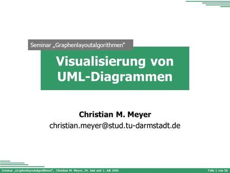 Visualisierung von UML-Diagrammen