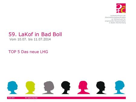 59. LaKof in Bad Boll TOP 5 Das neue LHG