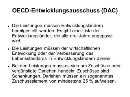 OECD-Entwicklungsausschuss (DAC)