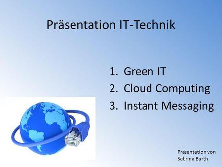 Präsentation IT-Technik