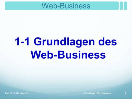 1-1 Grundlagen des Web-Business
