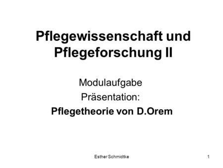 Pflegewissenschaft und Pflegeforschung II
