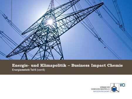 Energie- und Klimapolitik – Business Impact Chemie