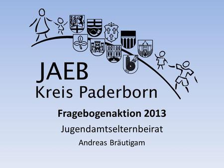 Fragebogenaktion 2013 Jugendamtselternbeirat Andreas Bräutigam.