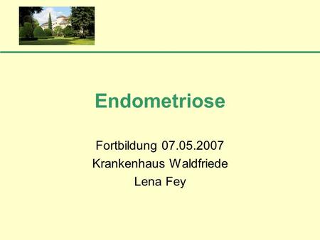 Fortbildung Krankenhaus Waldfriede Lena Fey