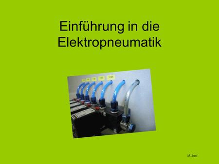 Einführung in die Elektropneumatik