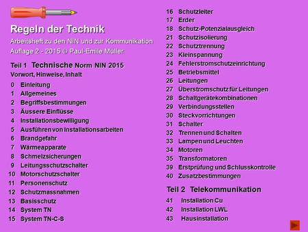 Regeln der Technik Teil 2 Telekommunikation