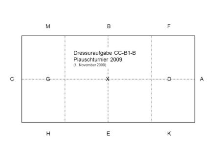 Dressuraufgabe CC-B1-B Plauschturnier 2009