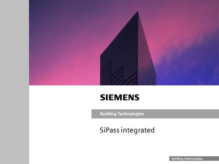 SiPass integrated.