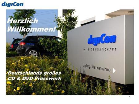 Herzlich Willkommen! Deutschlands großes CD & DVD Presswerk.