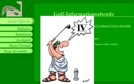 Golf-Informationsabende