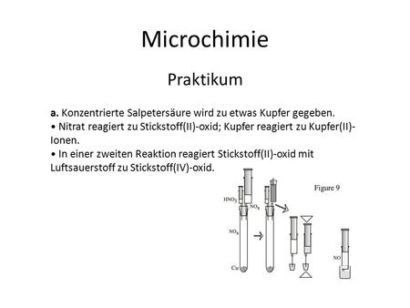 Microchimie Praktikum