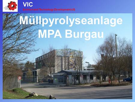 Müllpyrolyseanlage MPA Burgau