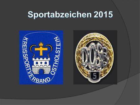 Sportabzeichen 2015.