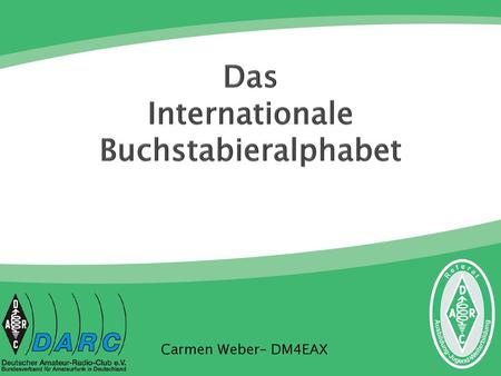 Das Internationale Buchstabieralphabet