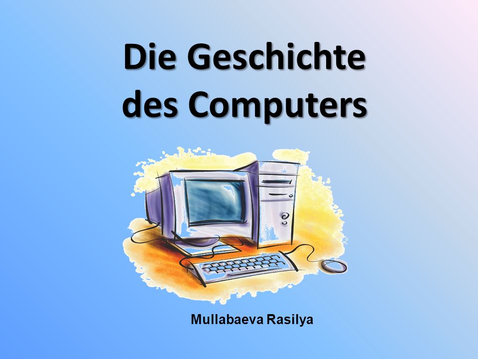 Die Geschichte des Computers - ppt video online herunterladen