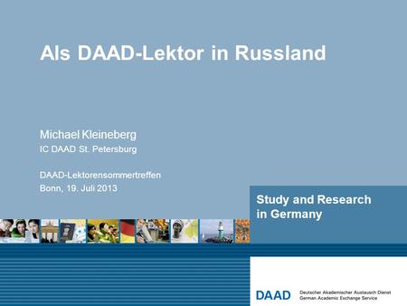 Als DAAD-Lektor in Russland