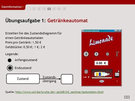 Übungsaufgabe 1: Getränkeautomat