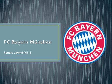 FC Bayern München Renato Jovnaš VIII 1.