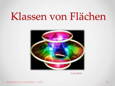 Klassen von Flächen Costa-Fläche
