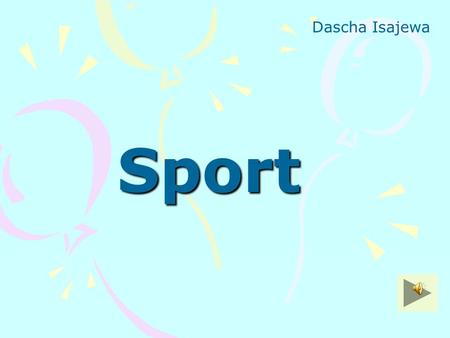 Dascha Isajewa Sport.
