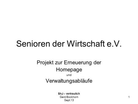 Senioren der Wirtschaft e.V.