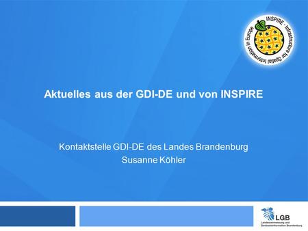 Kontaktstelle GDI-DE des Landes Brandenburg