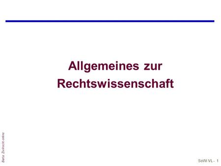 Barta: Zivilrecht online