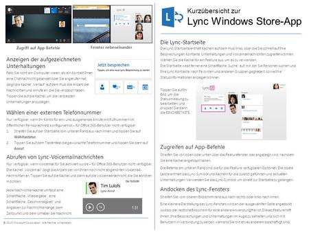 Lync Windows Store-App