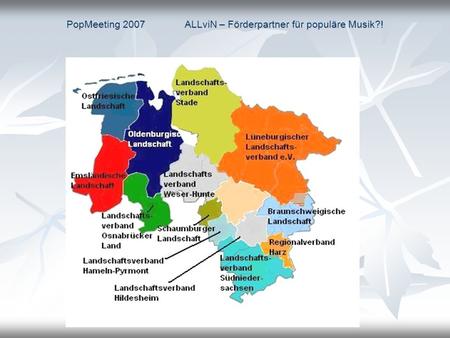 PopMeeting 2007 ALLviN – Förderpartner für populäre Musik?!