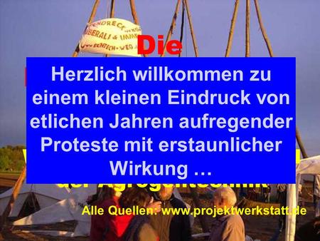 Strategien des Widerstandes am Beispiel der Agrogentechnik