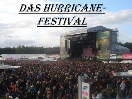 Das Hurricane-Festival