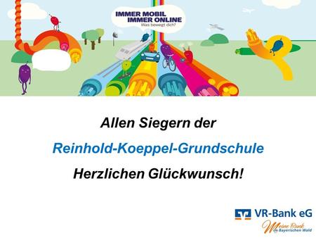Allen Siegern der Reinhold-Koeppel-Grundschule Herzlichen Glückwunsch!