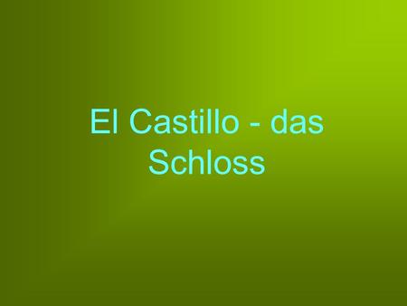 El Castillo - das Schloss. Das Schoss liegt in Ruinenstadt Chichén Itzá in, Yucatán (MEXICO) Castillo ist 55 m hoch Der Pyramide hat 4 Seite und jede.