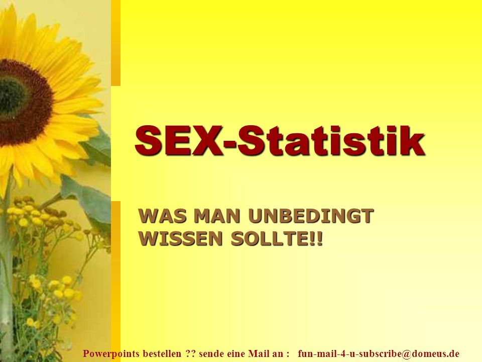 Sexstatistik