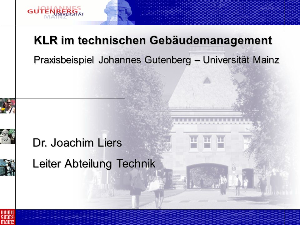 KLR im technischen Gebäudemanagement - ppt video online herunterladen