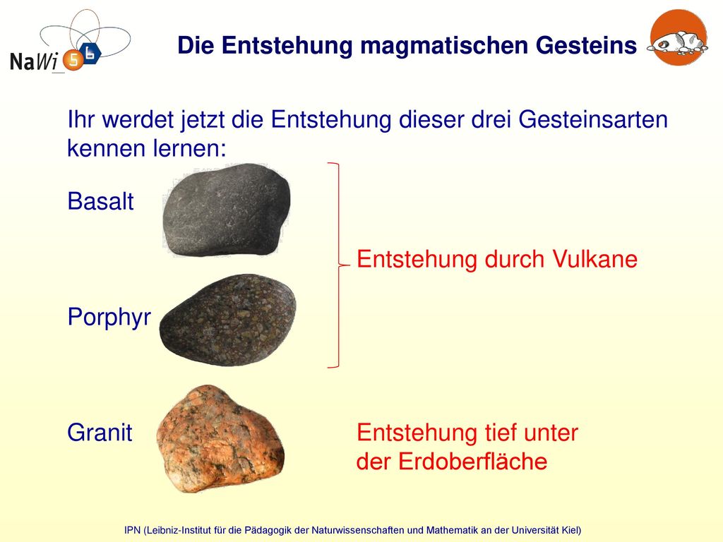 Die Entstehung Magmatischen Gesteins Ppt Herunterladen