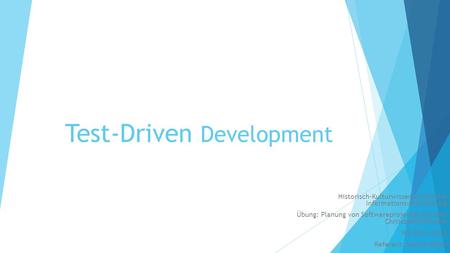 Test-Driven Development